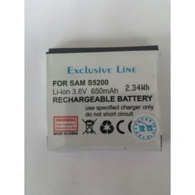   Samsung S5200 akkumulátor, 650mAh, utángyártott, (EB504239HU) 