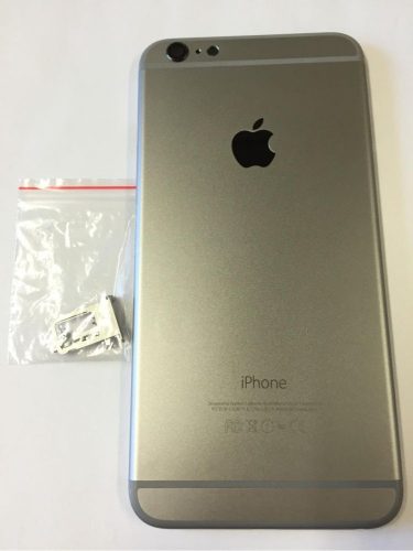 iPhone 6 6G Plus (5,5") fekete (space gray) készülék hátlap/ház/keret