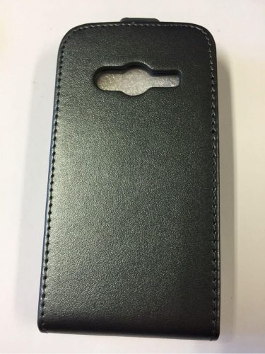 Samsung G318 Galaxy Trend 2 Lite grafitszürke szilikon keretes vékony flip tok