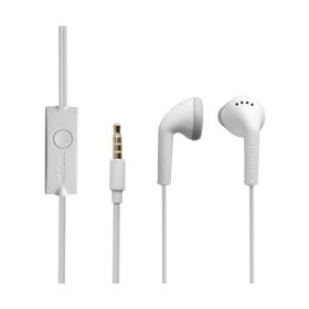   Samsung stereo vezetékes fülhallgató jack csatlakozóval, gyári, felvevőgombos, fehér, (EHS61ASFWE) (CSOMAGOLÁS NÉLKÜLI)