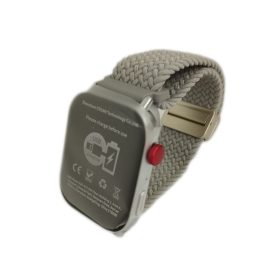   Colmi C8 Max okosóra szövet szíjjal, 1,93" IPS kijelző, IP68 vízállóság, ezüst