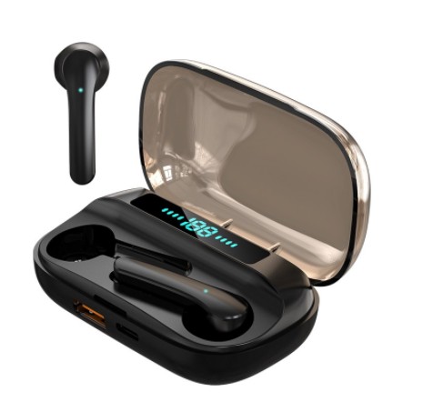 Air-JS3 stereo bluetooth headset vezeték nélküli töltőtokkal kijelzővel