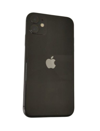[K.ÁFA] Apple iPhone 11 256GB mobiltelefon, fekete, Grade A2, akku 89%, (HASZNÁLT, DOBOZ ÉS TARTOZÉK NÉLKÜL) 