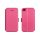 HTC Desire 820 Rózsaszín szilikon keretes könyvtok
