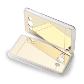  Samsung J120 Galaxy J1 2016 arany tükrös szilikon hátlap tok