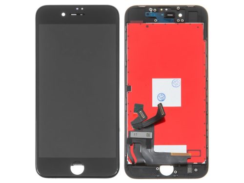 iPhone 8 8G (4,7") fekete LCD + érintőpanel AA minőség (Grade A)