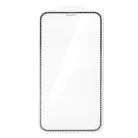 iPhone X / XS / 11 Pro (5.8") előlapi üvegfólia, 3D, fekete-kék, Diamond