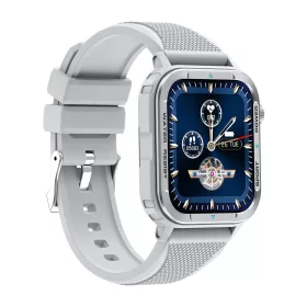   Colmi M41 okosóra szilikon szíjjal, sport, 1,9" HD kijelző, IP67 vízállóság, szürke