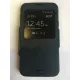 Samsung G900 Galaxy S5 kék Armor ablakos könyvtok