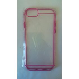   iPhone 6 6S (4,7") rózsaszín TPU kemény hybrid hátlap tok