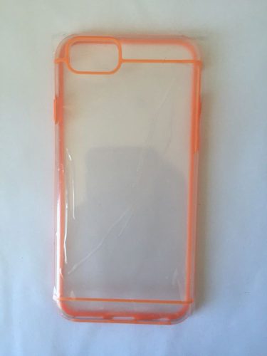 iPhone 6 6S (4,7") narancs TPU kemény hybrid hátlap tok