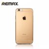 Remax Crystal iPhone 6 6S Plus (5,5") átlátszó arany szilikon tok