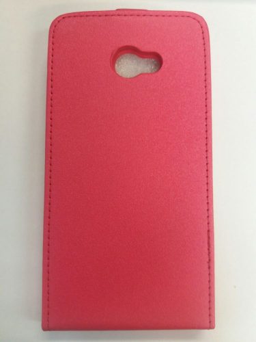LG K5 X220 piros szilikon keretes vékony flip tok