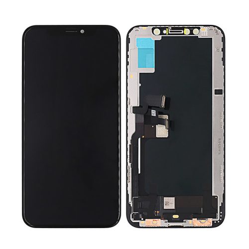 iPhone 11 Pro Max (6,5") fekete OLED LCD + érintőpanel (GX)