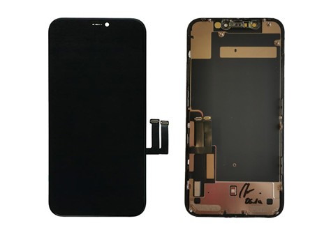 iPhone 11 (6,1") fekete LCD + érintőpanel gyári bontott