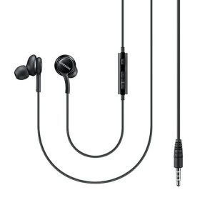   Samsung headset 3,5mm jack csatlakozóval, gyári, fekete, EO-IA500BBE (CSOMAGOLÁS NÉLKÜLI)