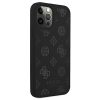 GUESS Peony iPhone 12 Pro Max (6,7") fekete hátlap tok