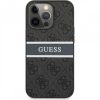 GUESS Printed Stripe iPhone 12 Pro Max (6,7") fekete hátlap tok