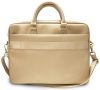 GUESS Saffiano (GUCB15PUSASLG) 15-16"-os arany (Light gold) bőr laptop táska