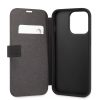 iPhone 13 Pro (6,1") könyvtok, oldalra nyíló tok, fekete, M Collection Carbon Stripe (BMBKP13LPUCARTCBK) 