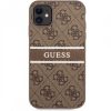 GUESS Printed Stripe iPhone 13 (6,1") barna hátlap tok