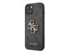 GUESS Metal Logo iPhone 13 Pro (6,1") fekete hátlap tok