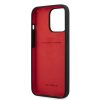 Ferrari Liquid Silicone Metal Logo iPhone 13 Pro Max (6,7") fekete hátlap tok