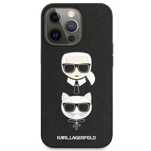 Karl Lagerfeld iPhone 13 Pro Max (6,7") fekete hátlap tok