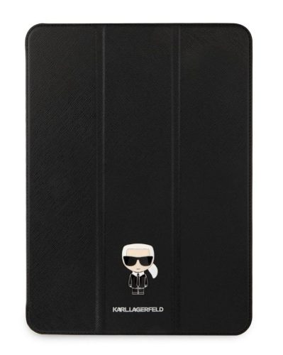 Karl Lagerfeld Metal Saffiano (KLFC11OKMK) iPad Pro 11 (11") 2020 / 2021 fekete könyvtok