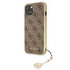 GUESS Charms iPhone 13 Mini (5,4") barna hátlap tok