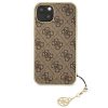 GUESS Charms iPhone 13 Mini (5,4") barna hátlap tok