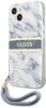 GUESS TPU Marble iPhone 13 (6,1") kék márvány mintás hátlap tok logoval