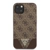 GUESS 4G Metal Logo iPhone 13 (6,1") barna hátlap tok