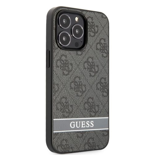 iPhone 13 Pro (6,1") hátlap tok, fekete, GUESS, GUHCP13LP4SNK