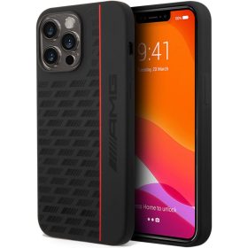   iPhone 14 Plus (6,7") szilikon tok, hátlap tok, fekete-piros, AMG, AMHCP14M2SPCK