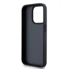 iPhone 14 Pro Max (6.7") hátlap tok, PU / PU bőr, mintás, fekete, DKNY PU Leather Repeat Pattern Tonal Stripe