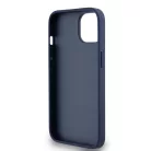 iPhone 15 Pro (6.1") hátlap tok, PU / PU bőr, mintás, kék, DKNY PU Leather Repeat Pattern Tonal Stripe