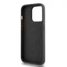 iPhone 15 Pro Max (6.7") hátlap tok, PU / PU bőr, magsafe, szürke, DKNY PU Leather Stack Logo Magsafe