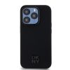 iPhone 15 Pro Max (6.7") hátlap tok, PU / PU bőr, magsafe, fekete, DKNY PU Leather Stack Logo Magsafe