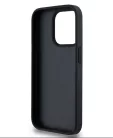 iPhone 13 (6.1") hátlap tok, PU / PU bőr, mintás, fekete, DKNY PU Leather Checkered Pattern and Stripe
