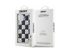 iPhone 15 Pro (6.1") hátlap tok, PC / TPU, mintás, fekete, DKNY PC/TPU Checkered Pattern