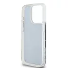 iPhone 14 Pro Max (6.7") hátlap tok, fekete, DKNY Liquid Glitter Arch Logo