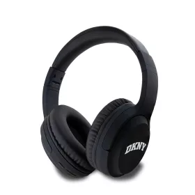   DKNY PU Leather Arch Logo vezeték nélküli fejhallgató, BT5.3, fekete, DKBH3DNYAK
