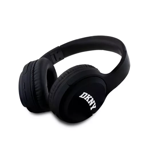 DKNY PU Leather Arch Logo vezeték nélküli fejhallgató, BT5.3, fekete, DKBH3DNYAK