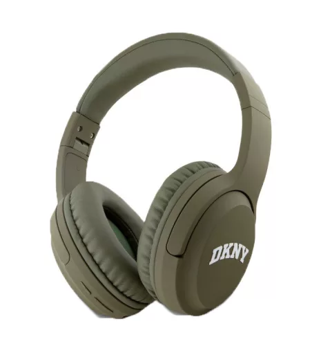 DKNY PU Leather Arch Logo vezeték nélküli fejhallgató, BT5.3, zöld, DKBH3DNYAA