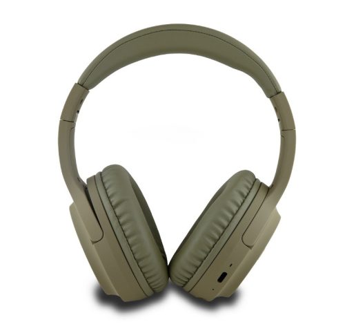 DKNY PU Leather Arch Logo vezeték nélküli fejhallgató, BT5.3, zöld, DKBH3DNYAA