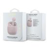 GUESS Printed Classic Logo stereo bluetooth headset vezeték nélküli töltőtokkal, TWS, rózsaszín, GUTWSJ14ESGP