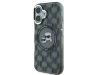 iPhone 16 Pro Max (6.9") hátlap tok, PC/TPU, magsafe, fekete/áttetsző, Karl Lagerfeld IML Monogram K&CH Heads MagSafe