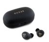 GUESS PU Grained stereo bluetooth headset vezeték nélküli töltőtokkal, TWS, fekete, GUTWSPGTSPSK