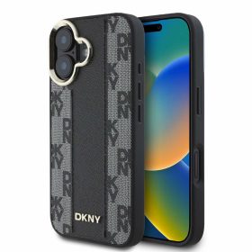   iPhone 16 (6.1") hátlap tok, PU, magsafe, mintás, DKNY Checkered Pattern Magsafe